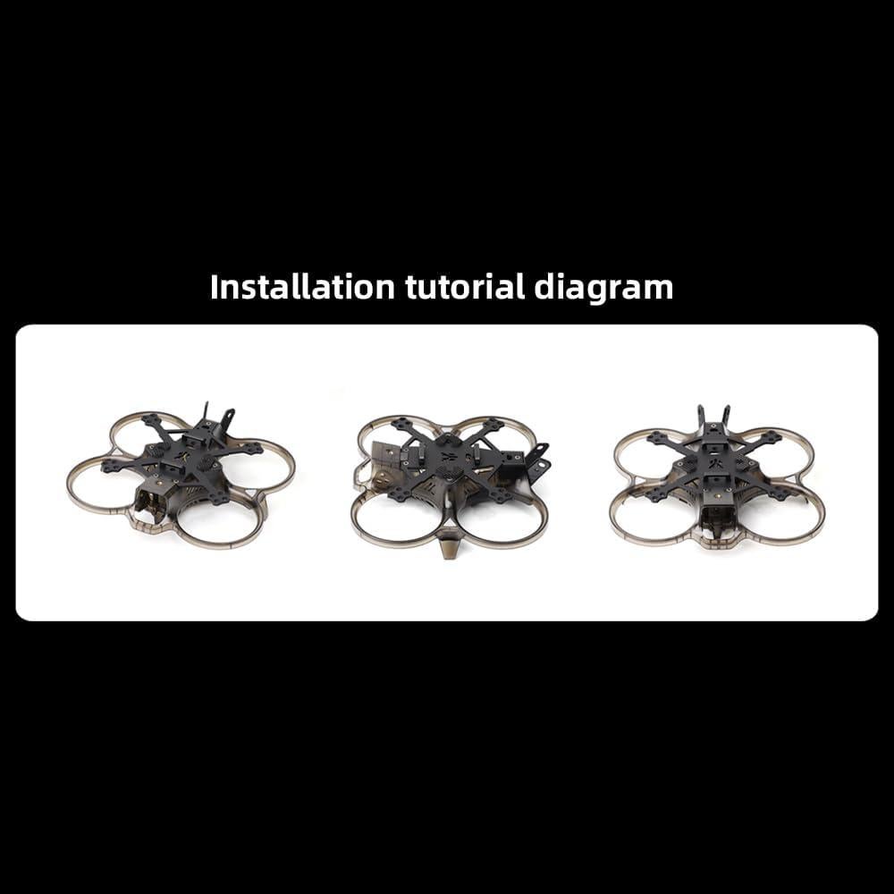 Marco HGLRC Talon 2" para Drone FPV - Fibra de Carbono Negro