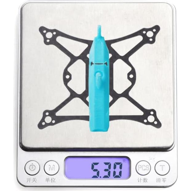 Marco FPV HGLRC Drashark16 75mm Fibra de Carbono Azul