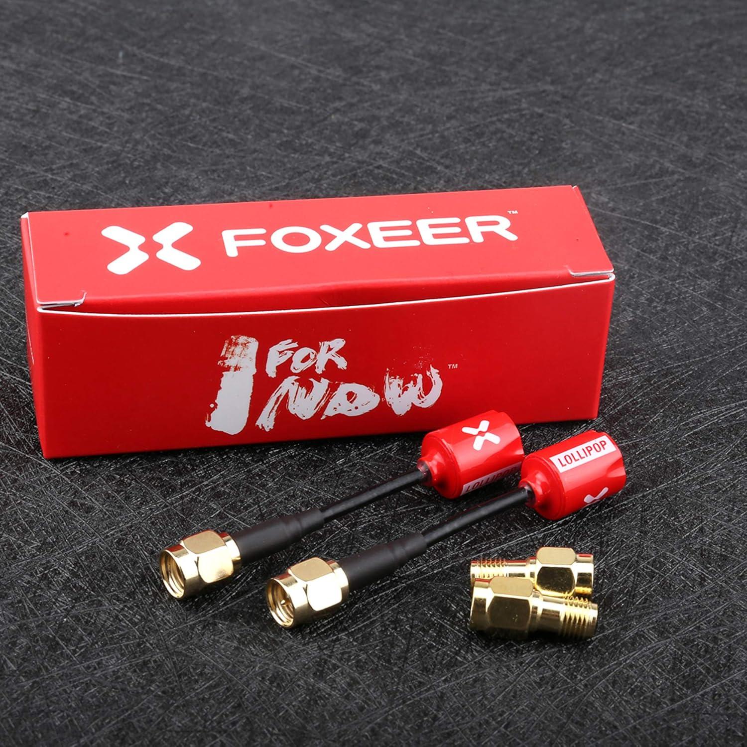 Antena FPV FOXEER Lollipop V4 5.8GHz RHCP 2.5dBi SMA para Drone