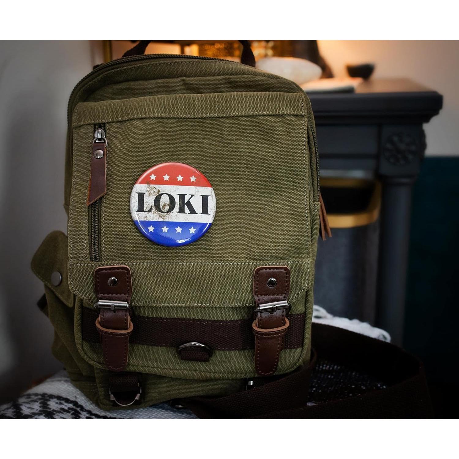 Conjunto Coleccionable Loki Marvel - Pin y Clip de Corbata