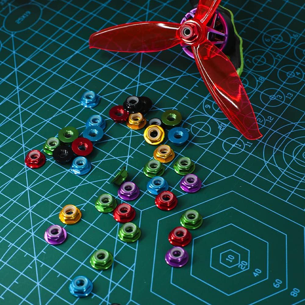 30 Tuercas M5 Autocierre INTGAMX Bloqueo Nylon Aluminio