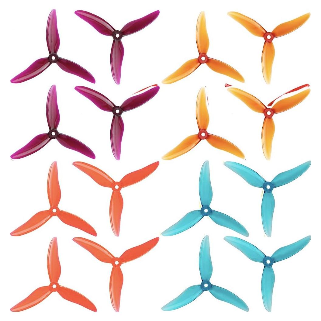 Hélices de 5" Gemfan 51499 para Drones FPV - 16 Piezas