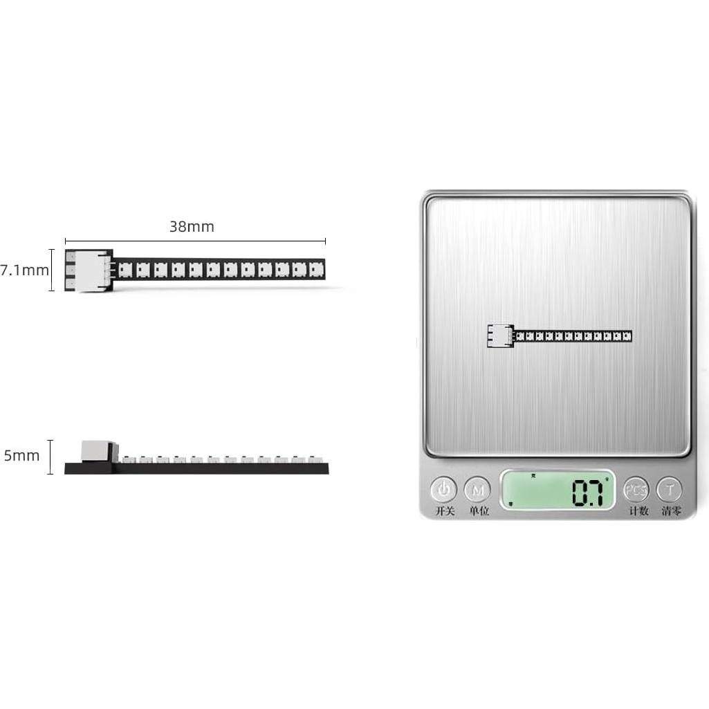 HGLRC LED MINI 38mm 4PCS para Drone FPV - RGB Programable