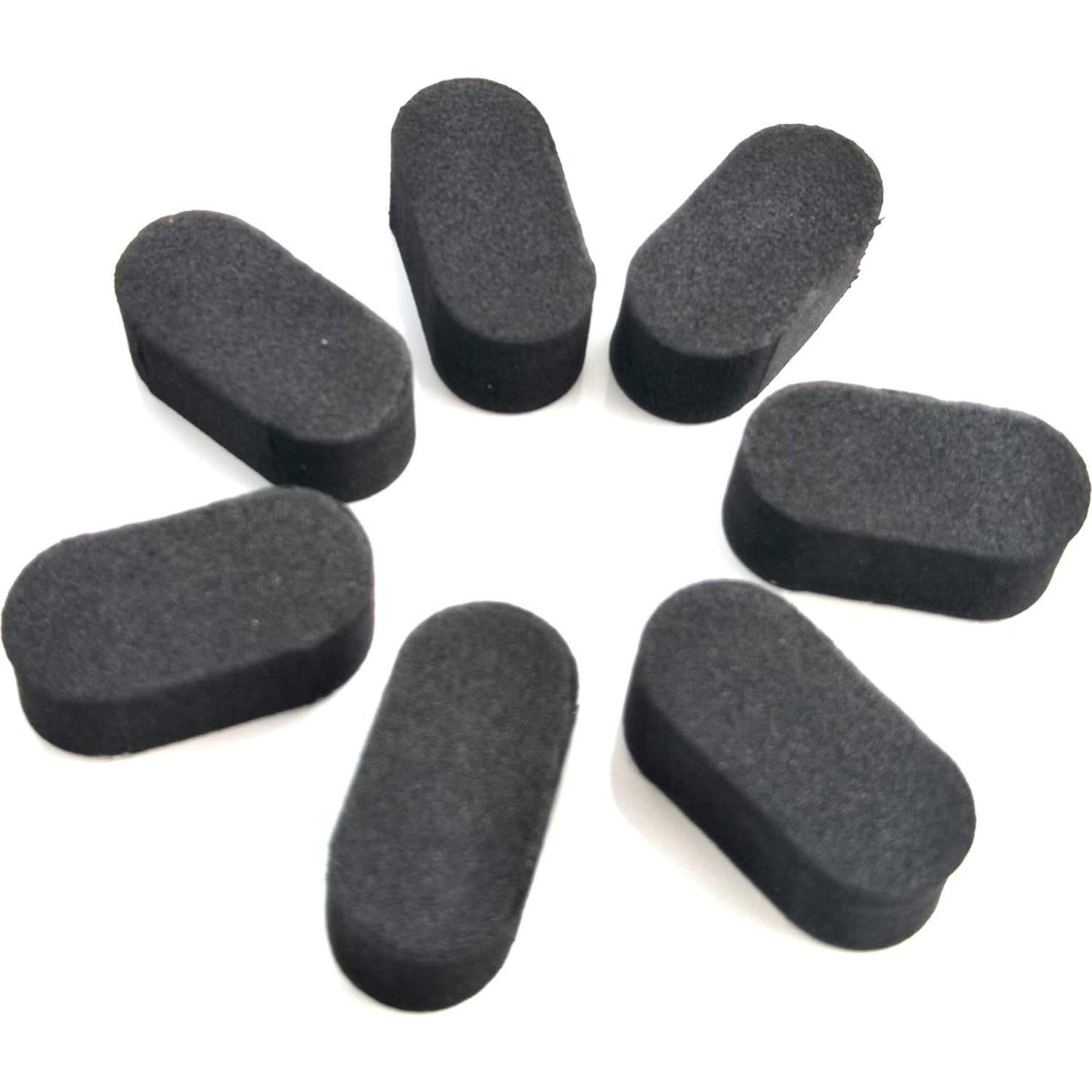 EUDAX 72 PCS FPV Black Sponge Mat Landing Skid Pad Gear Anti-Vibration Shockproof Foam Sticky Tape for rc multirotor Quadcopter Racing Copter Drone Mini-Quad