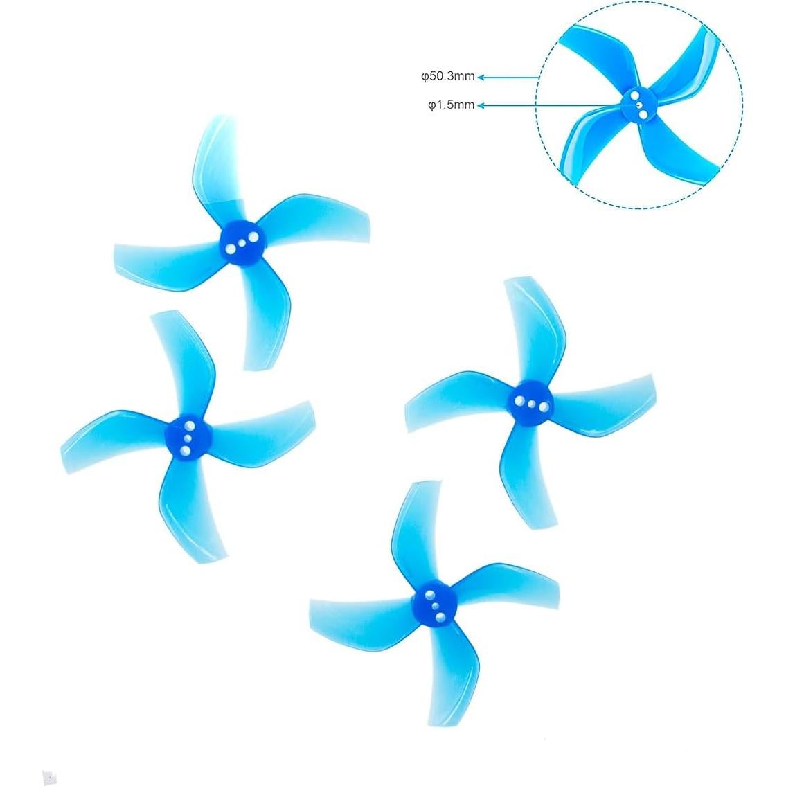 Hélices Gemfan D51 2020 51mm 4-Palas para Drones FPV