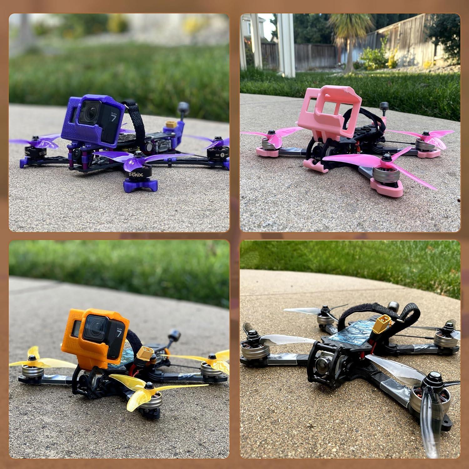 20pcs Fpv Drone Props Propeller: Gemfan Hurricane 51477 Tri-Blade 5 Inch Props for 4S 6S FPV Freestyle Racing, 10xCW 10xCCW