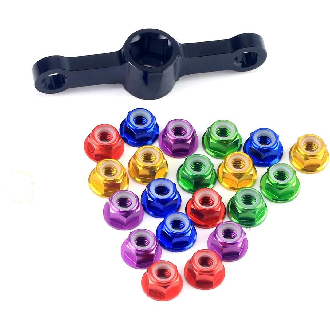 Tuercas de Motor M5 Aluminio SoloGood 20 Pcs para Drones