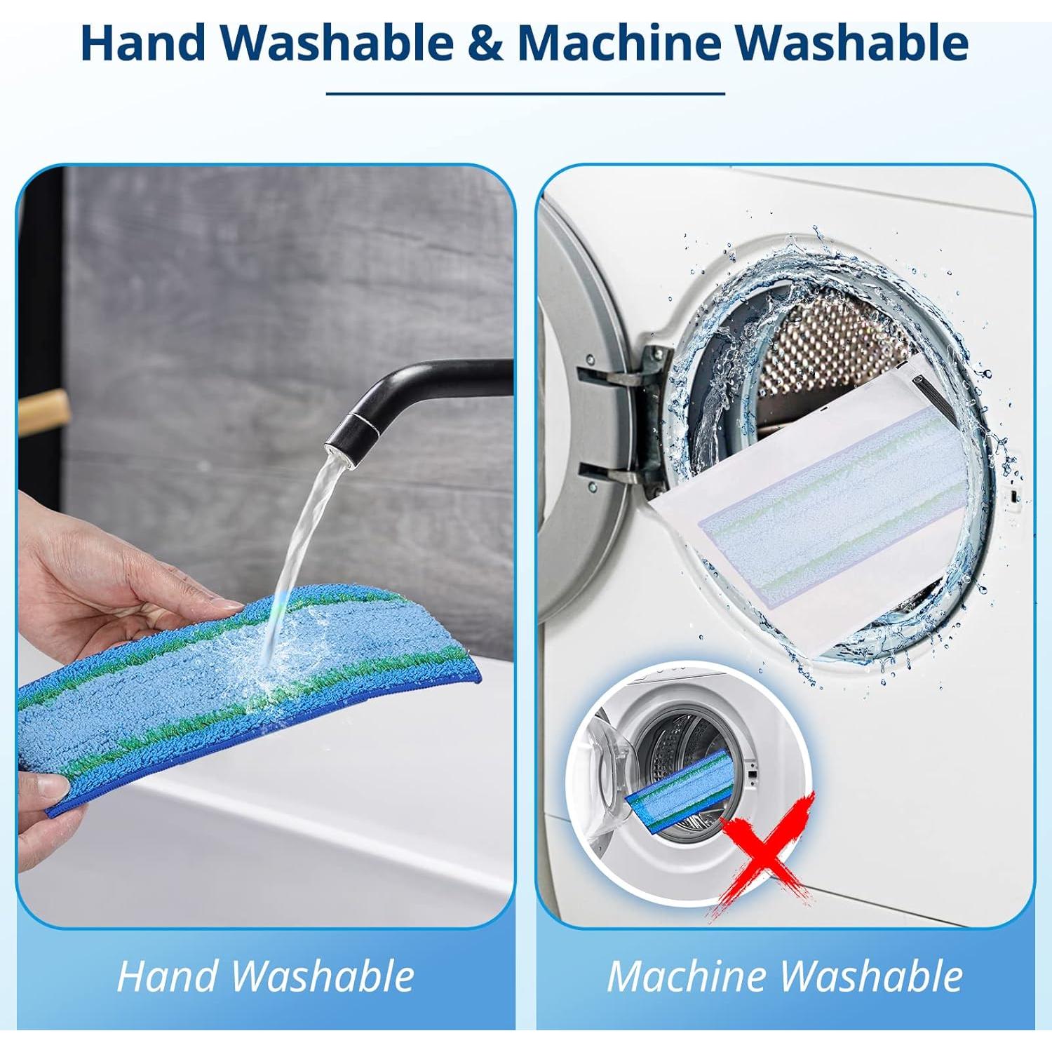 6 Almohadillas de Limpieza Húmeda M6 LINNIW para Braava Jet