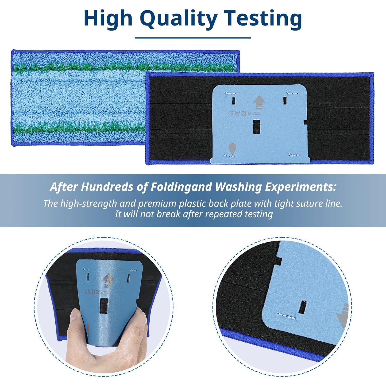 6 Almohadillas de Limpieza Húmeda M6 LINNIW para Braava Jet