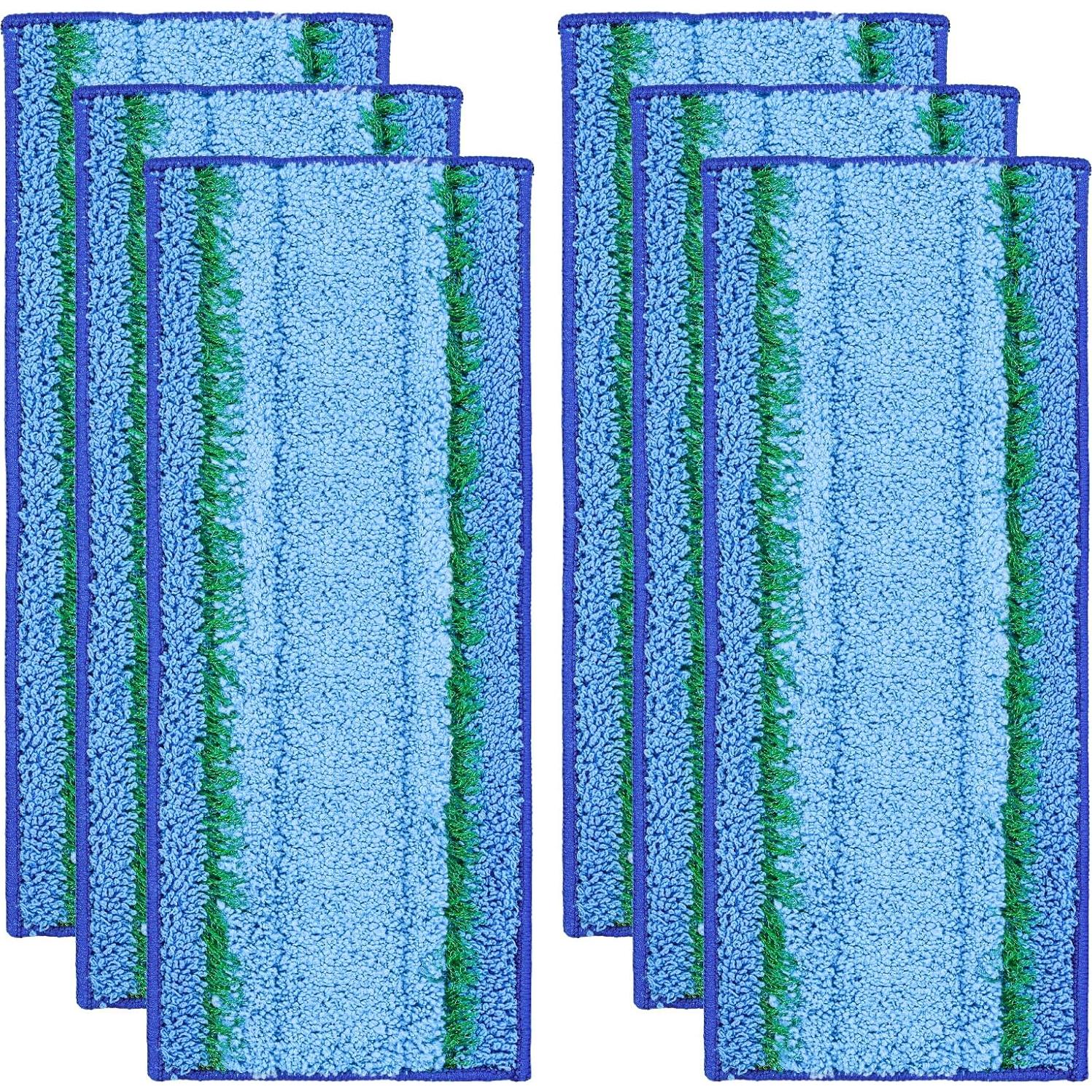 6 Almohadillas de Limpieza Húmeda M6 LINNIW para Braava Jet