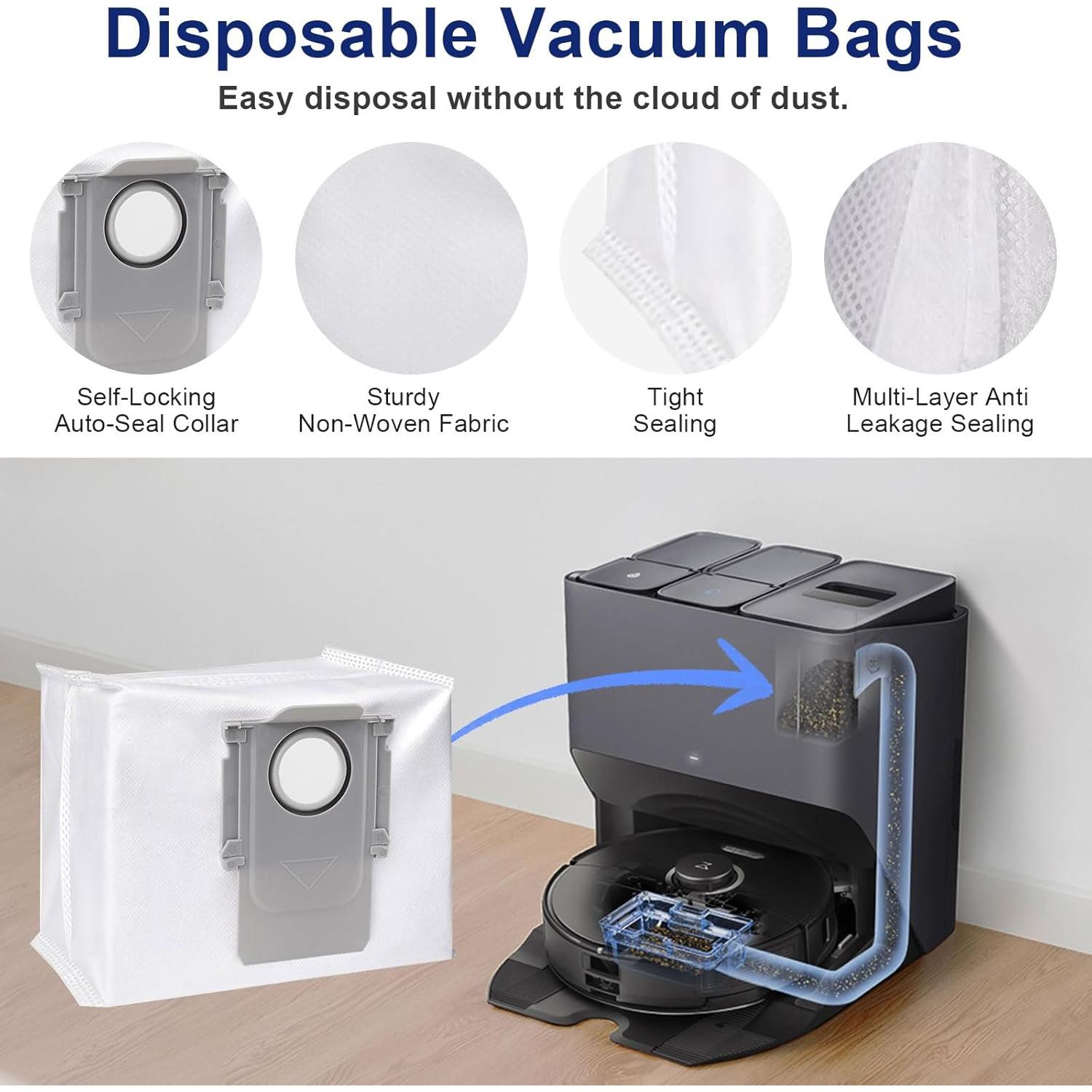 Kit de Accesorios 23 Piezas para Aspiradora Roborock S8 Pro Ultra