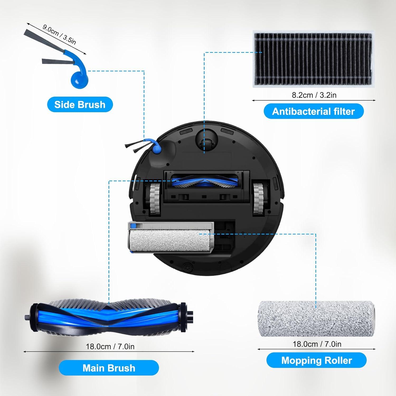 Kit Accesorios Aspiradora Robot ECOVACS DEEBOT T80 Omni