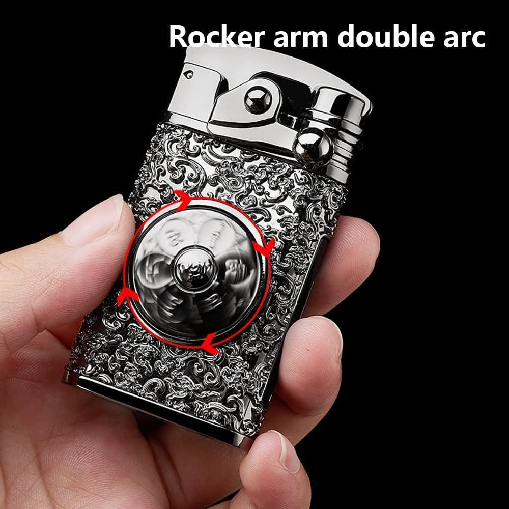 Encendedor Eléctrico Recargable YOZWOO Doble Arco a Prueba de Viento