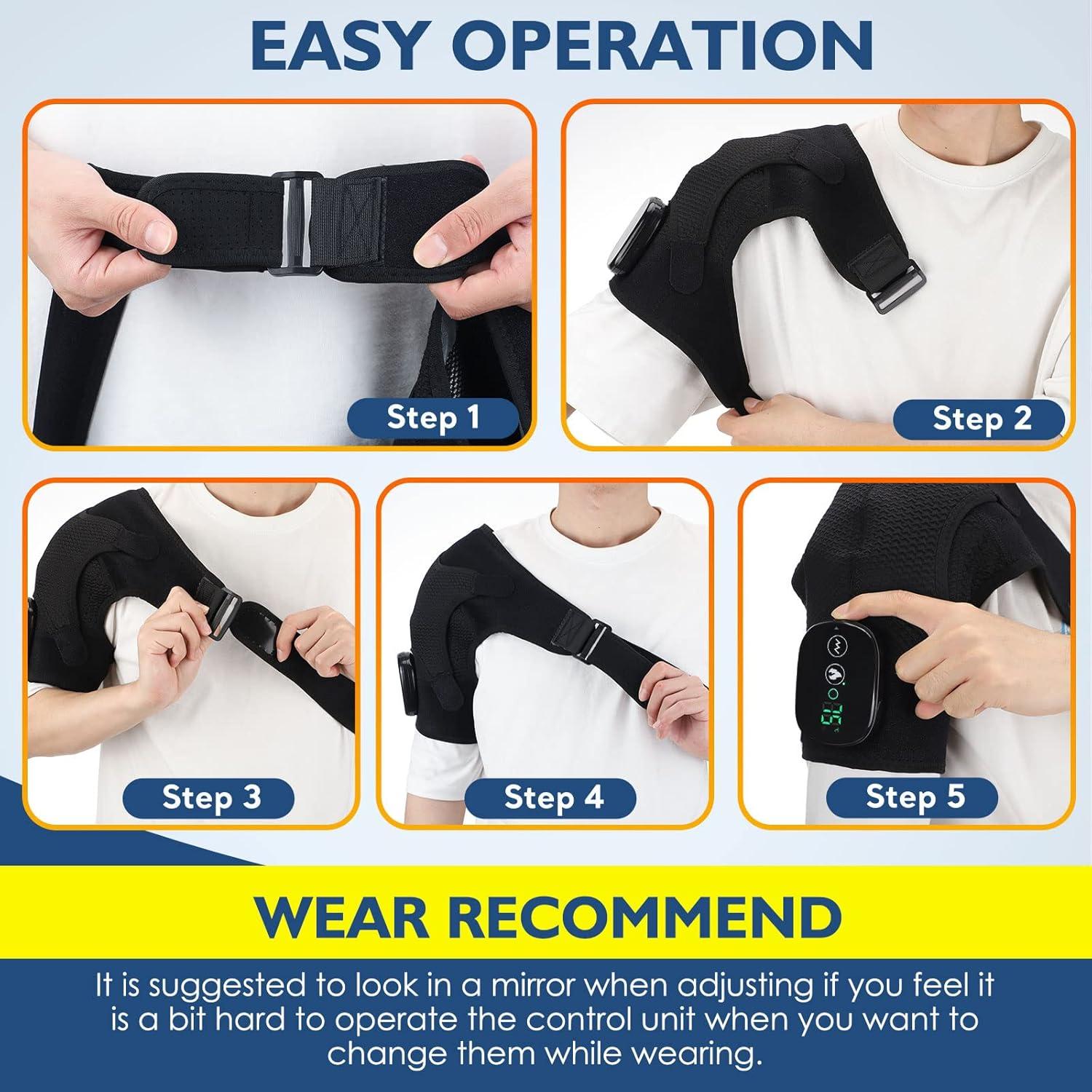 Almohadilla Térmica Inalámbrica AFDEAL D10220009 para Hombro