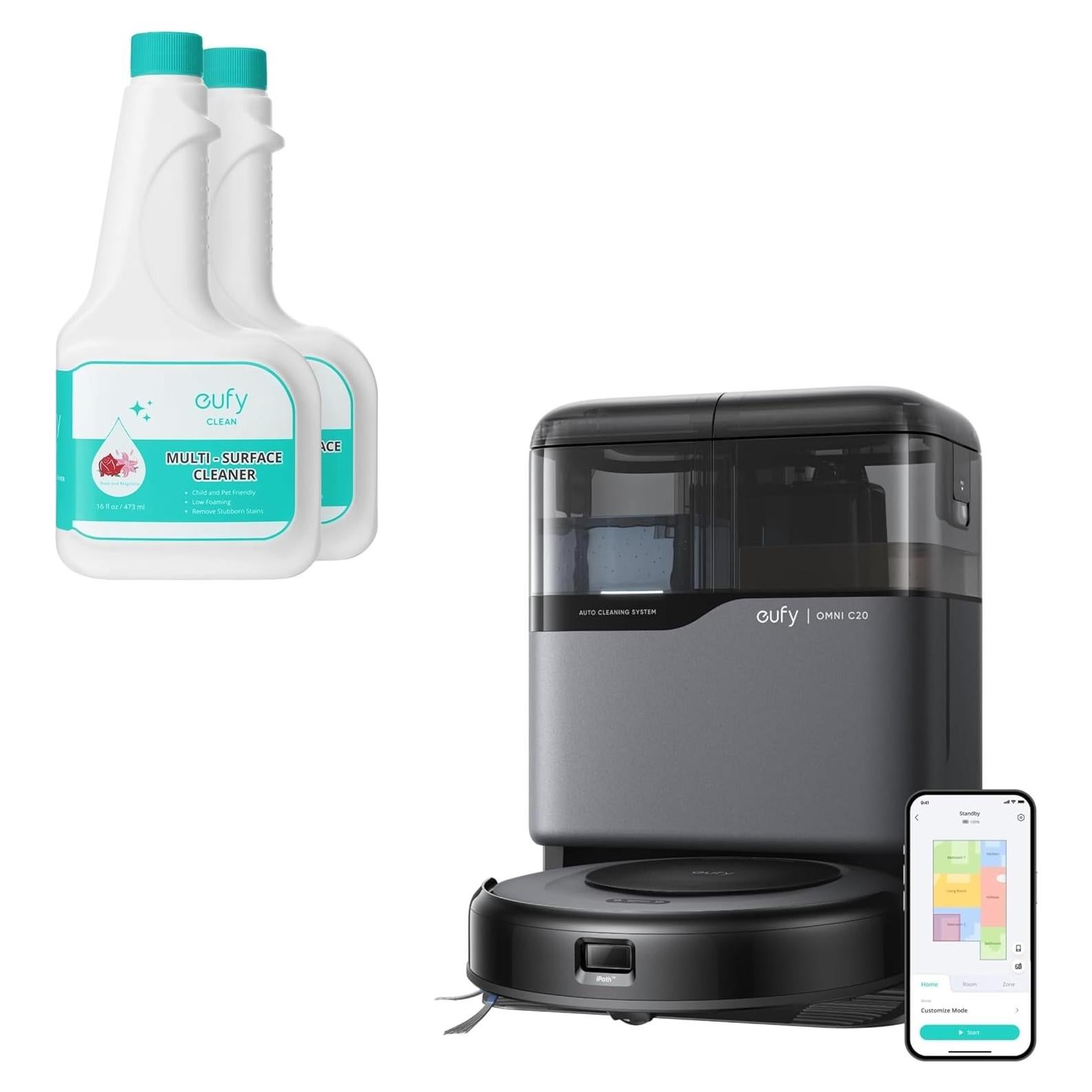 Robot Aspirador eufy Omni C20 con Estación Todo en Uno