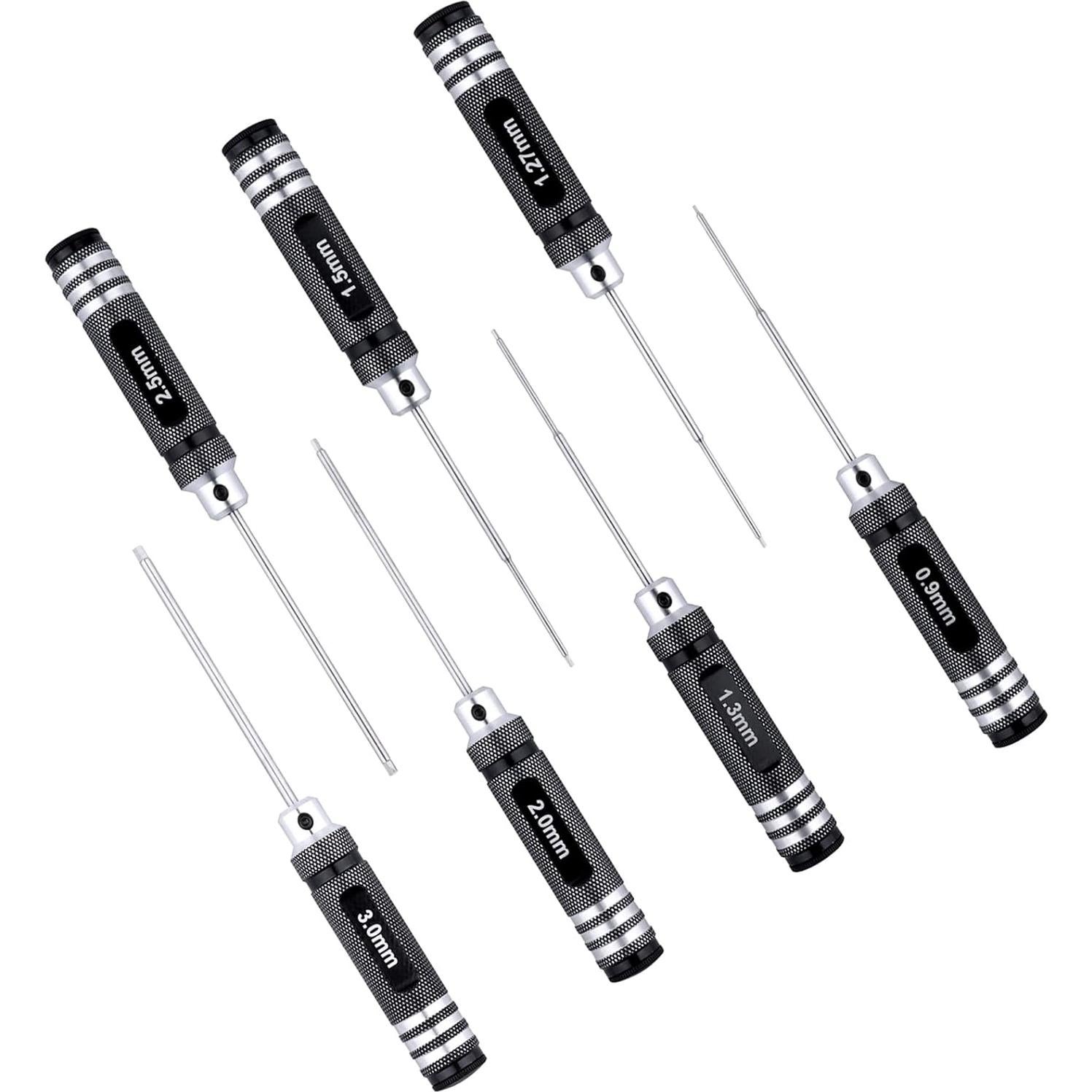 Juego de Destornilladores Hexagonales GoHobby 7 Piezas 0.9-3.0mm