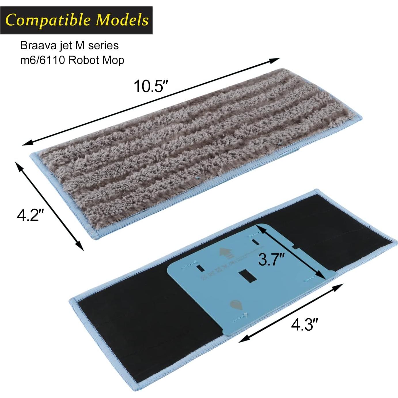 Paños de limpieza húmedos MXZONE para iRobot Braava Jet m6 - 4 unidades