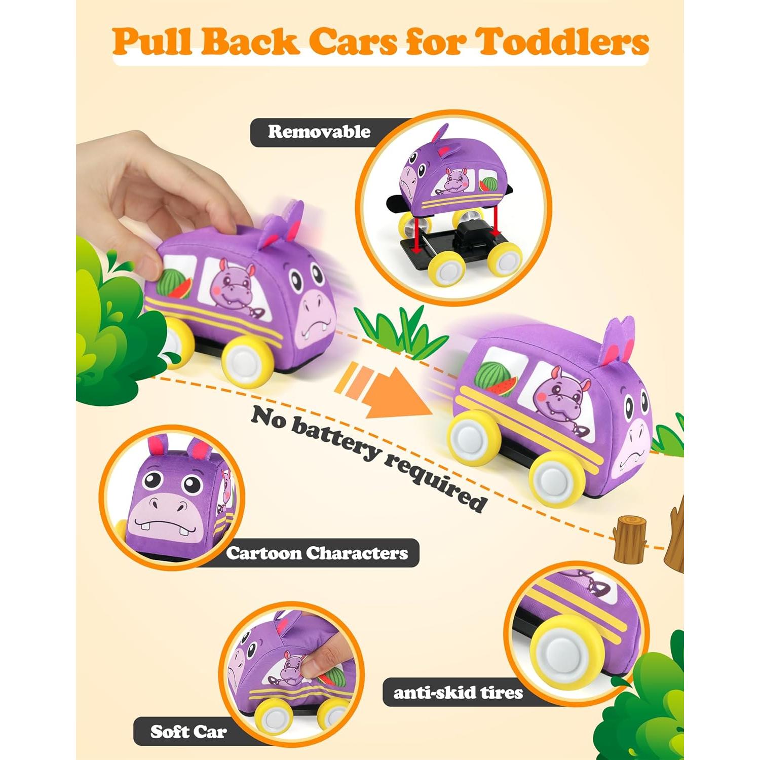 Alfombra Musical para Bebés con Coches de Retroceso Helsort