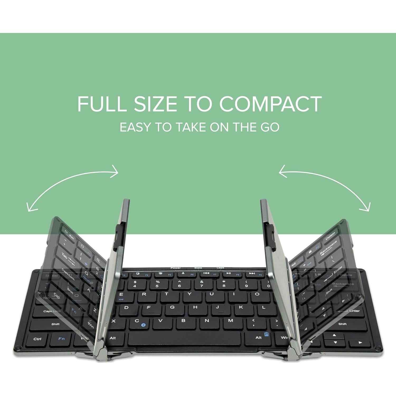 Teclado Bluetooth Plegable Plugable BT-KEY3XL Inalámbrico