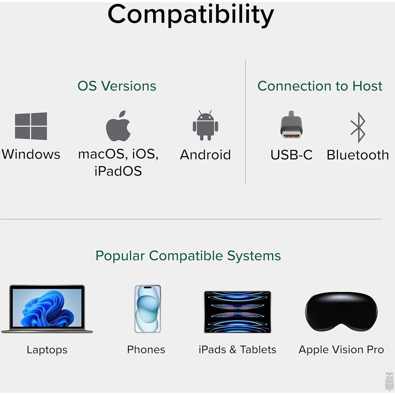 Teclado Bluetooth Plegable Plugable BT-KEY3XL Inalámbrico