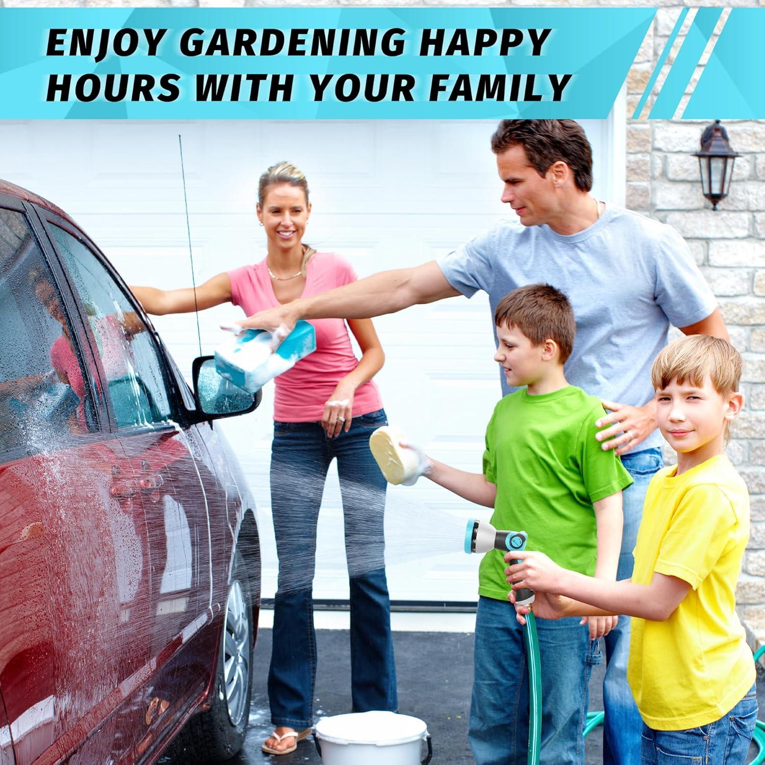 Boquilla de Manguera AUTOMAN - 10 Patrones, Metal, 0.23 kg