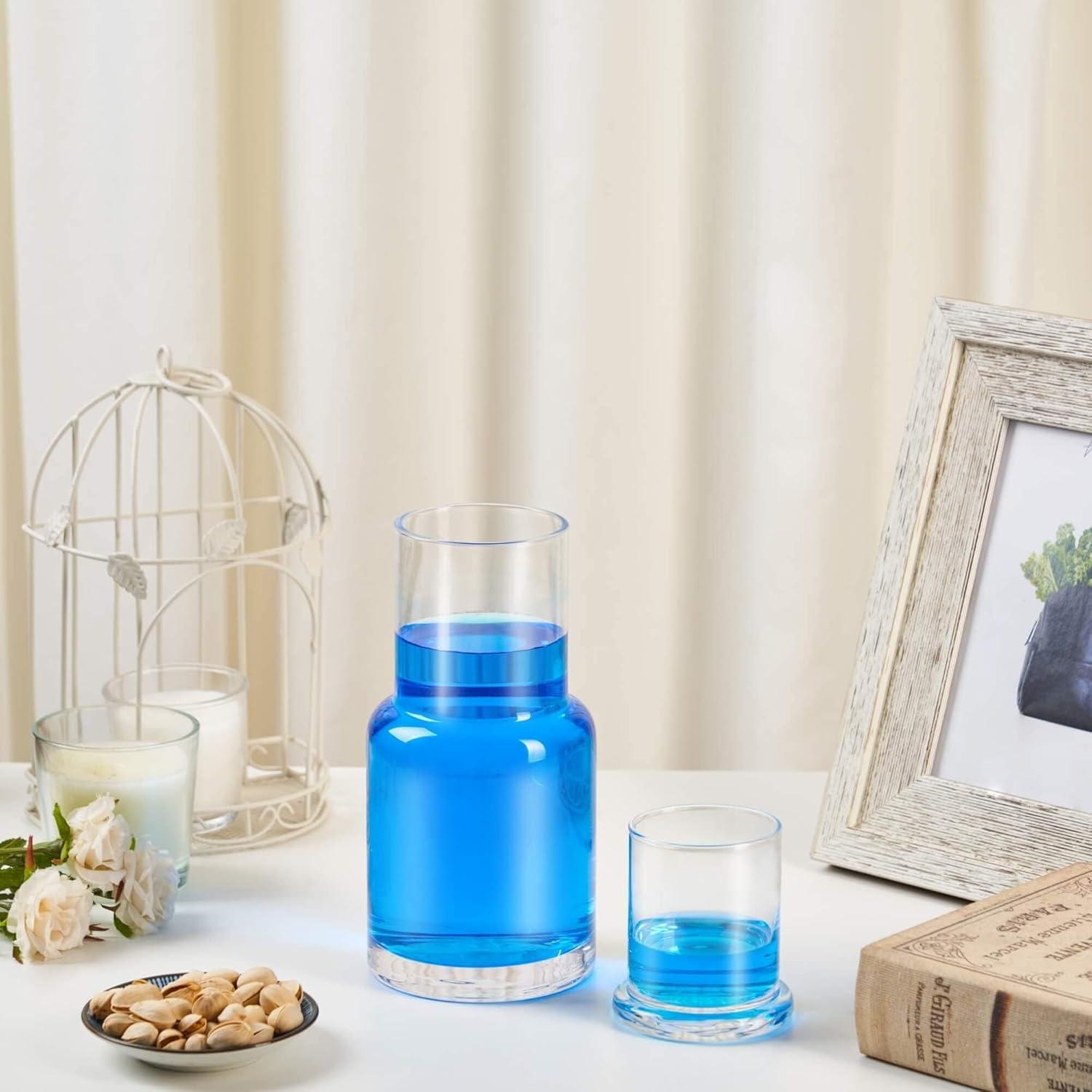 Juego de jarra y vaso BlogBlog 900ml vidrio transparente