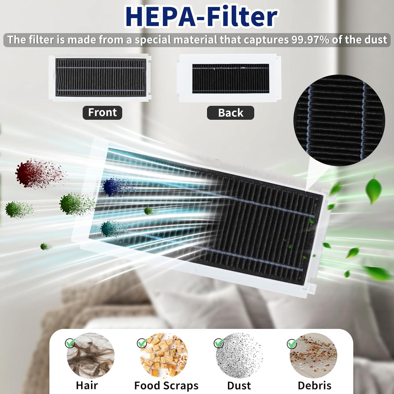 Kit de Accesorios para Aspiradora ECOVACS DEEBOT N30 Omni - 22 Piezas