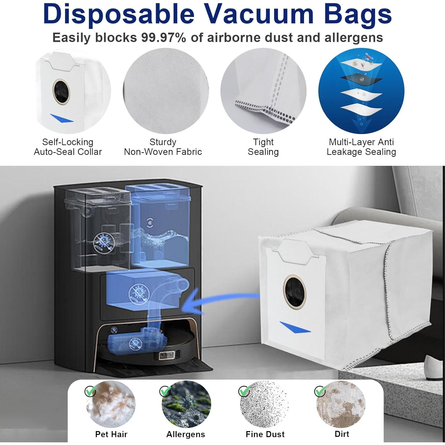 Kit de Accesorios para Aspiradora ECOVACS DEEBOT N30 Omni - 22 Piezas