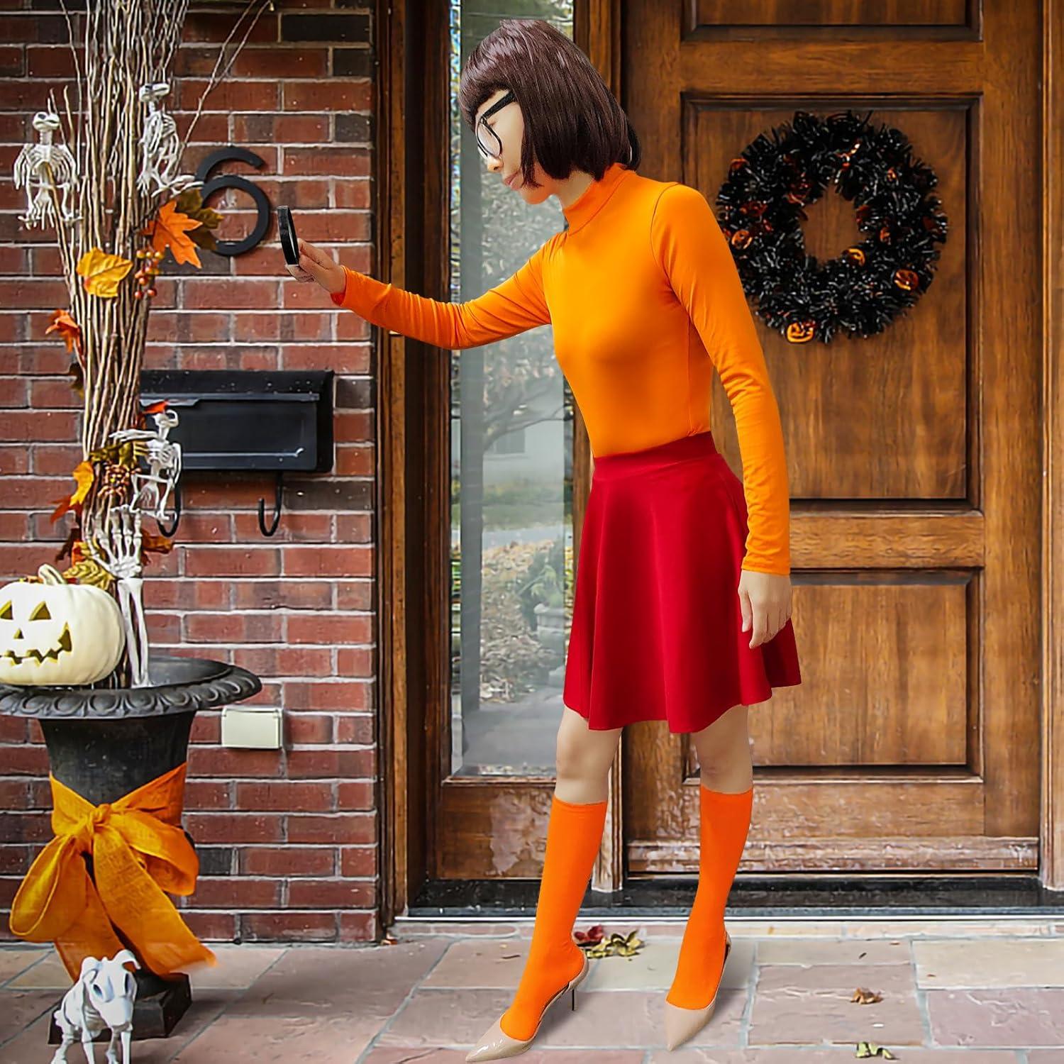 Disfraz de Halloween ATAMET para Mujeres Body Sexy y Falda