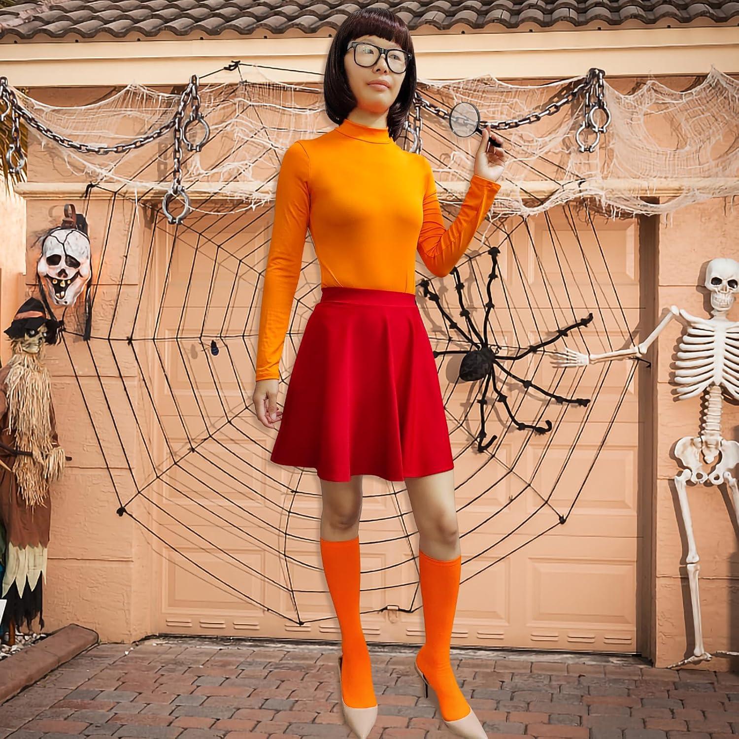 Disfraz de Halloween ATAMET para Mujeres Body Sexy y Falda