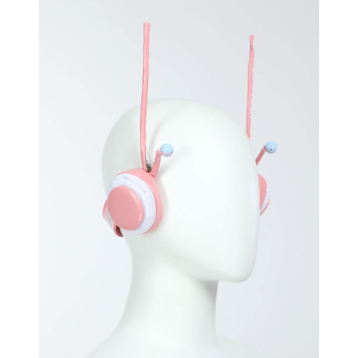 Auriculares de Cuero Rosa Nami Anime Cosplay Accesorios