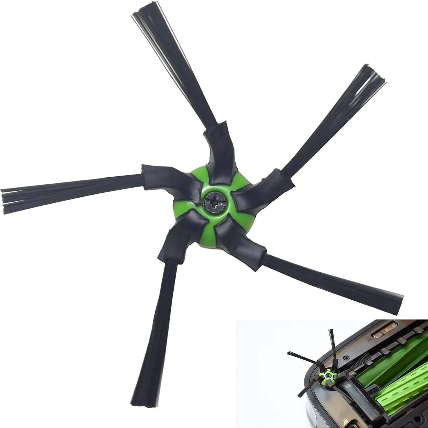 Paquete de 6 Cepillos Laterales Fuyoda para Roomba S9