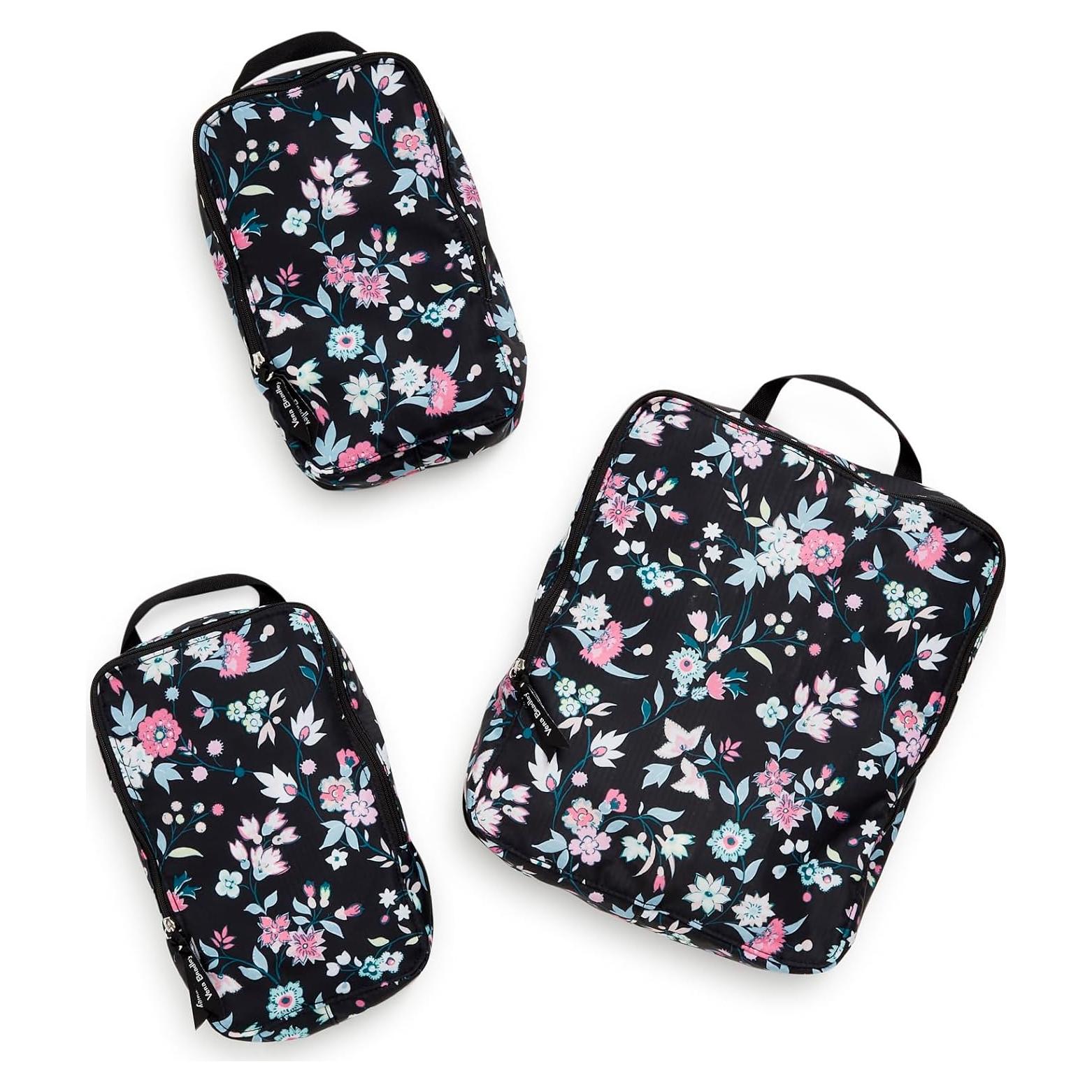 Conjunto de Cubos de Empaque Vera Bradley 3 Piezas Ditsy Botánico