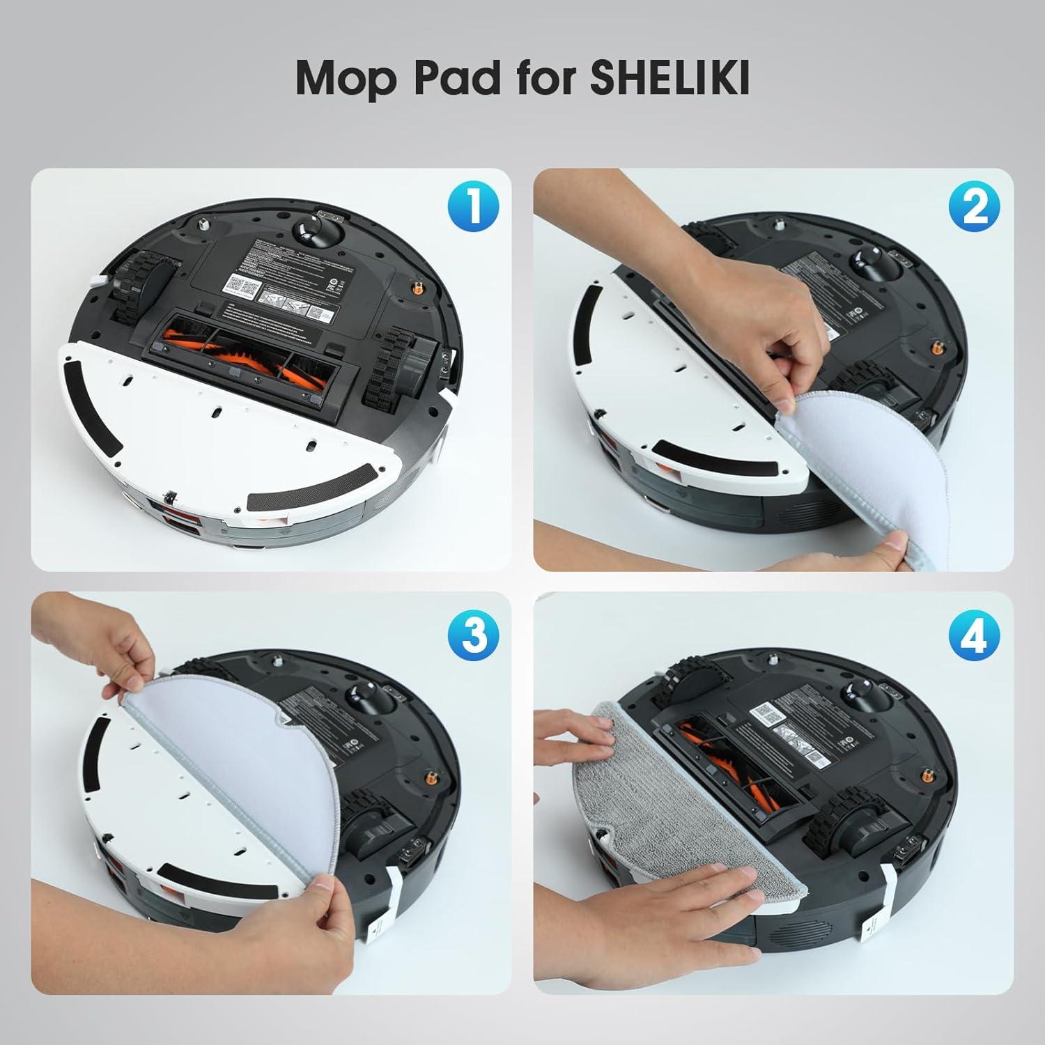 Accesorios de Reemplazo para Robot Aspirador SHELIKI D60S