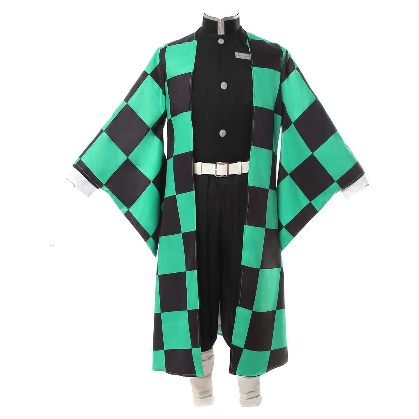 Disfraz Cosplay CR ROLECOS Tanjirou Kimono Verde Grande