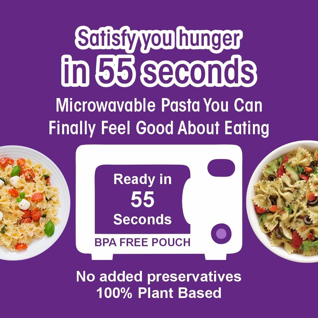 Pasta Zing Farfalle 199.58 g - Cocida y lista en 55 seg