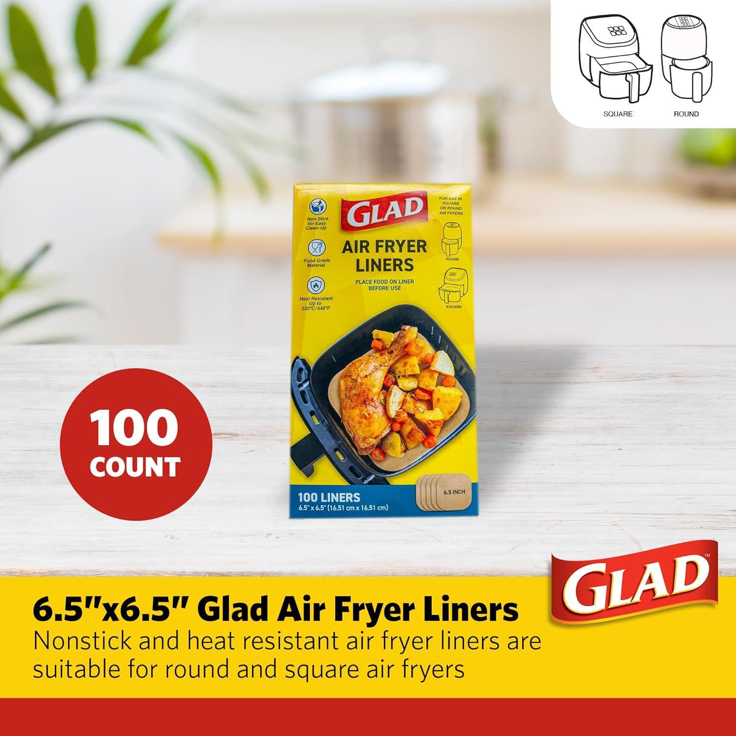 Forros para Freidora de Aire Glad 16.5 cm - 100 Unidades Antiadherentes