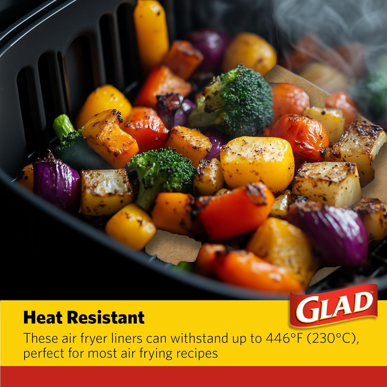 Forros para Freidora de Aire Glad 16.5 cm - 100 Unidades Antiadherentes