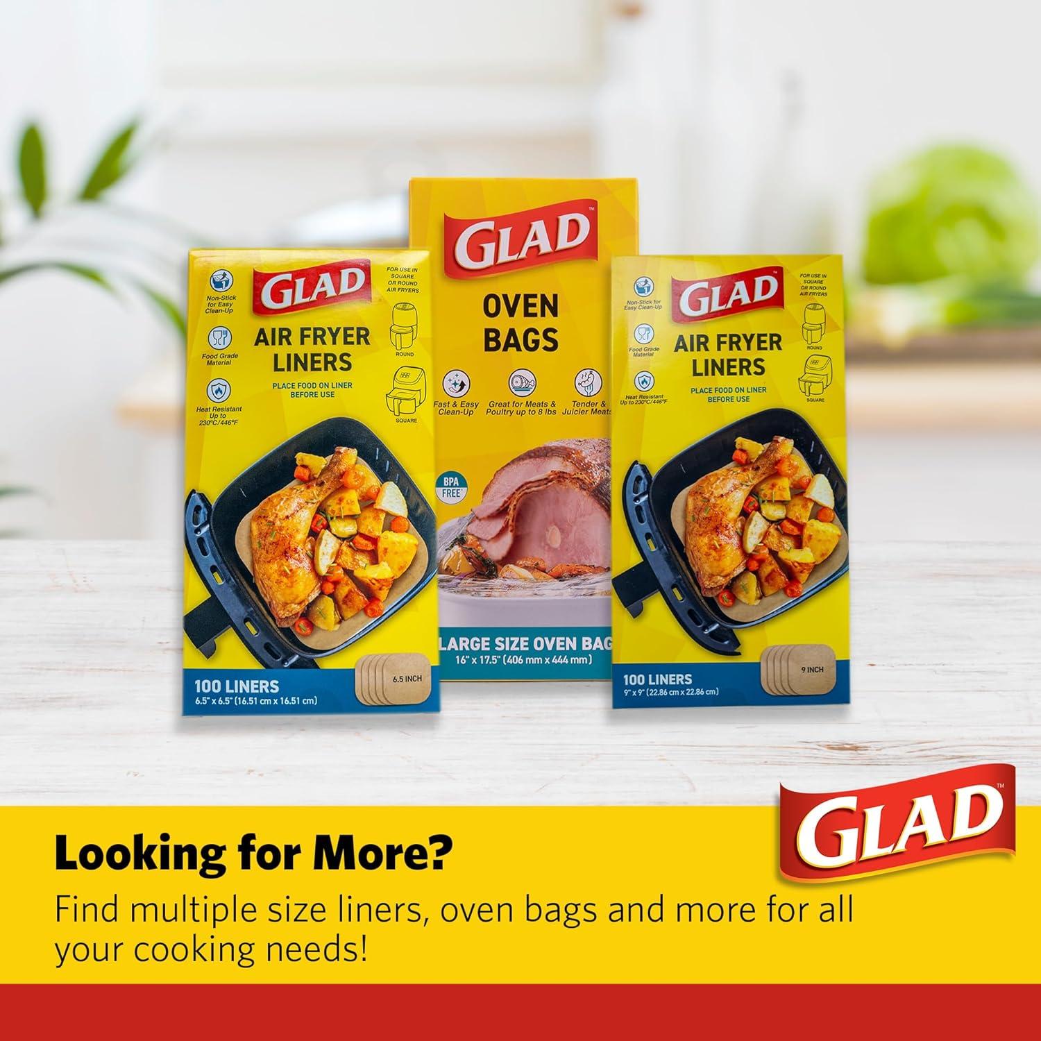 Forros para Freidora de Aire Glad 16.5 cm - 100 Unidades Antiadherentes