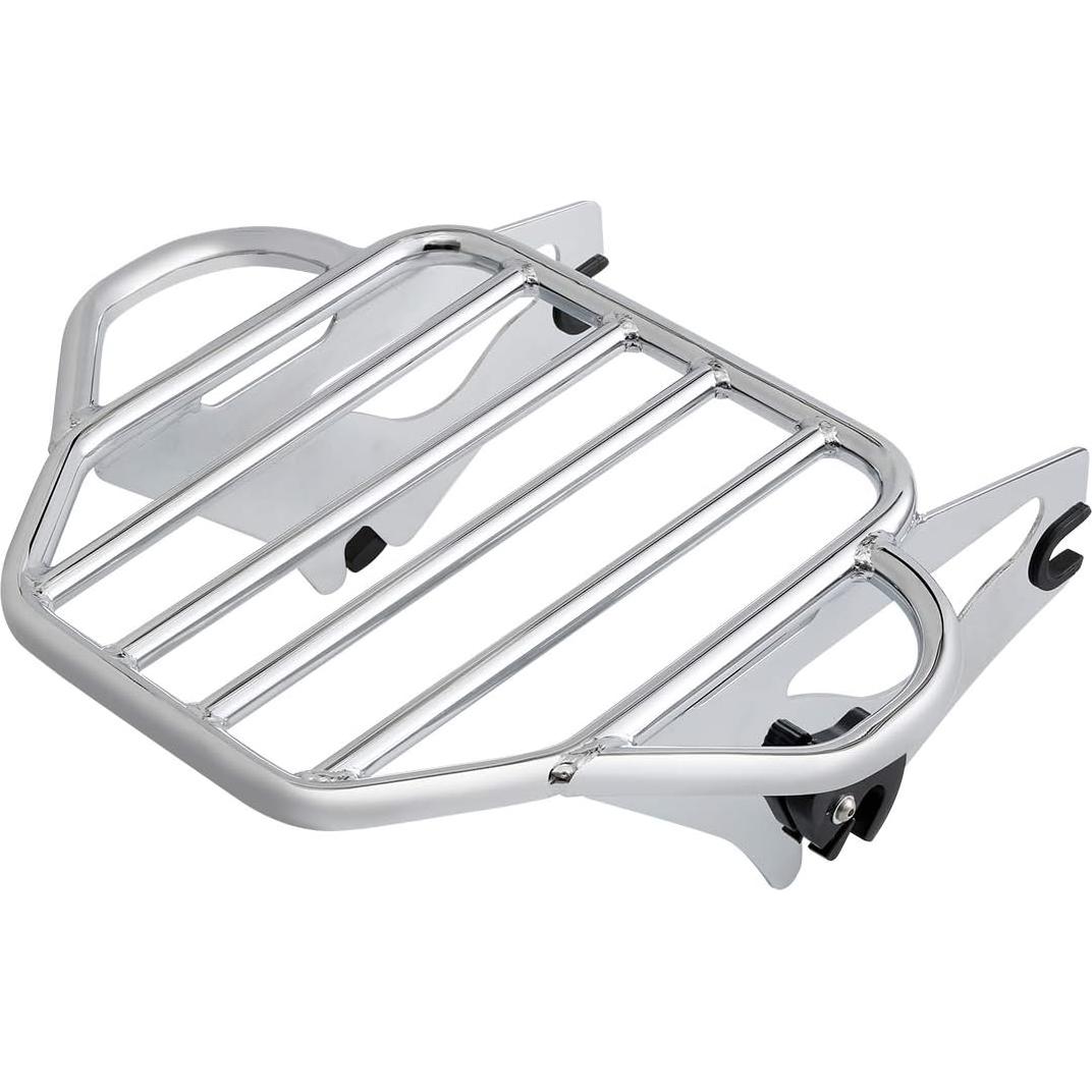 Soporte de Equipaje Desmontable XMT-Moto Cromado para Harley Davidson Touring 2014-en adelante