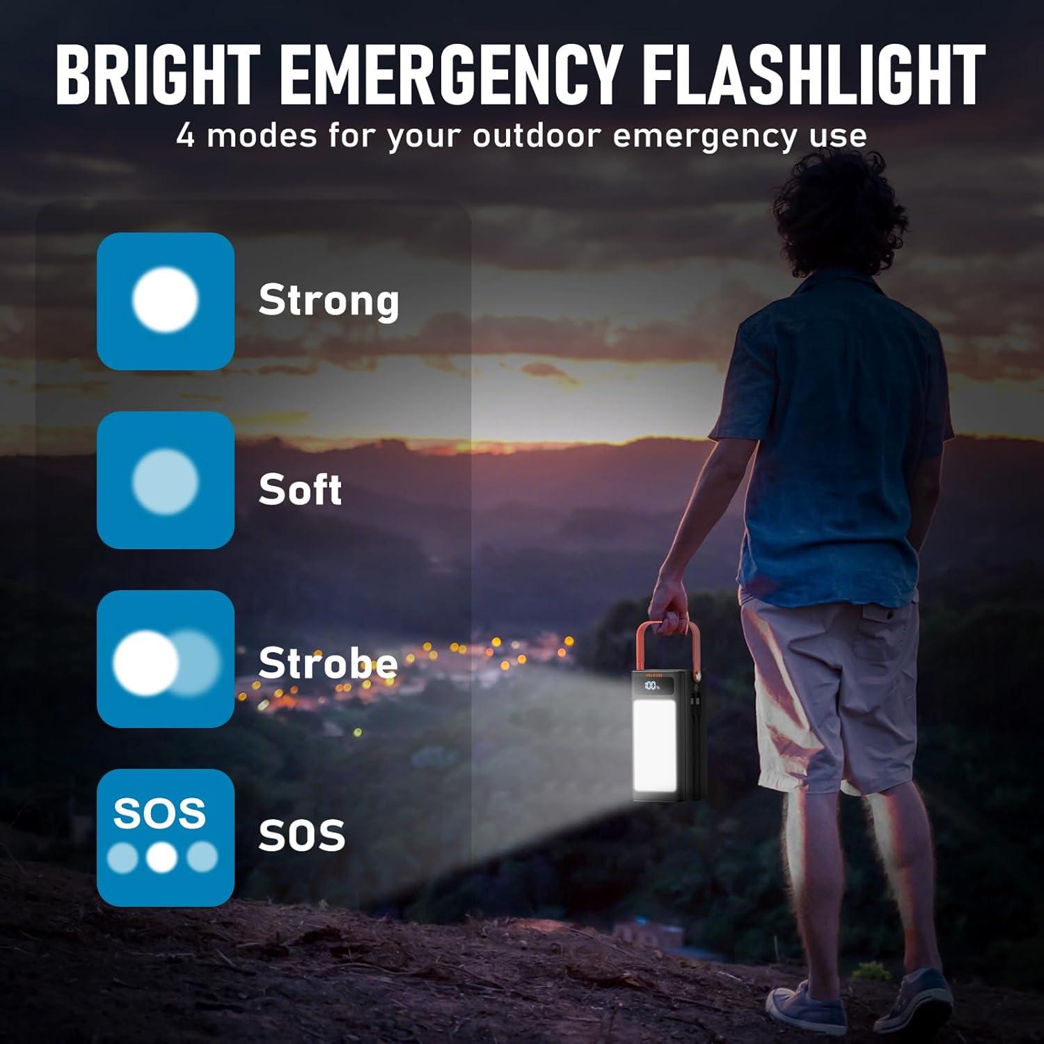 Estación de Energía Portátil PGYOB 27000mAh Cargador USB
