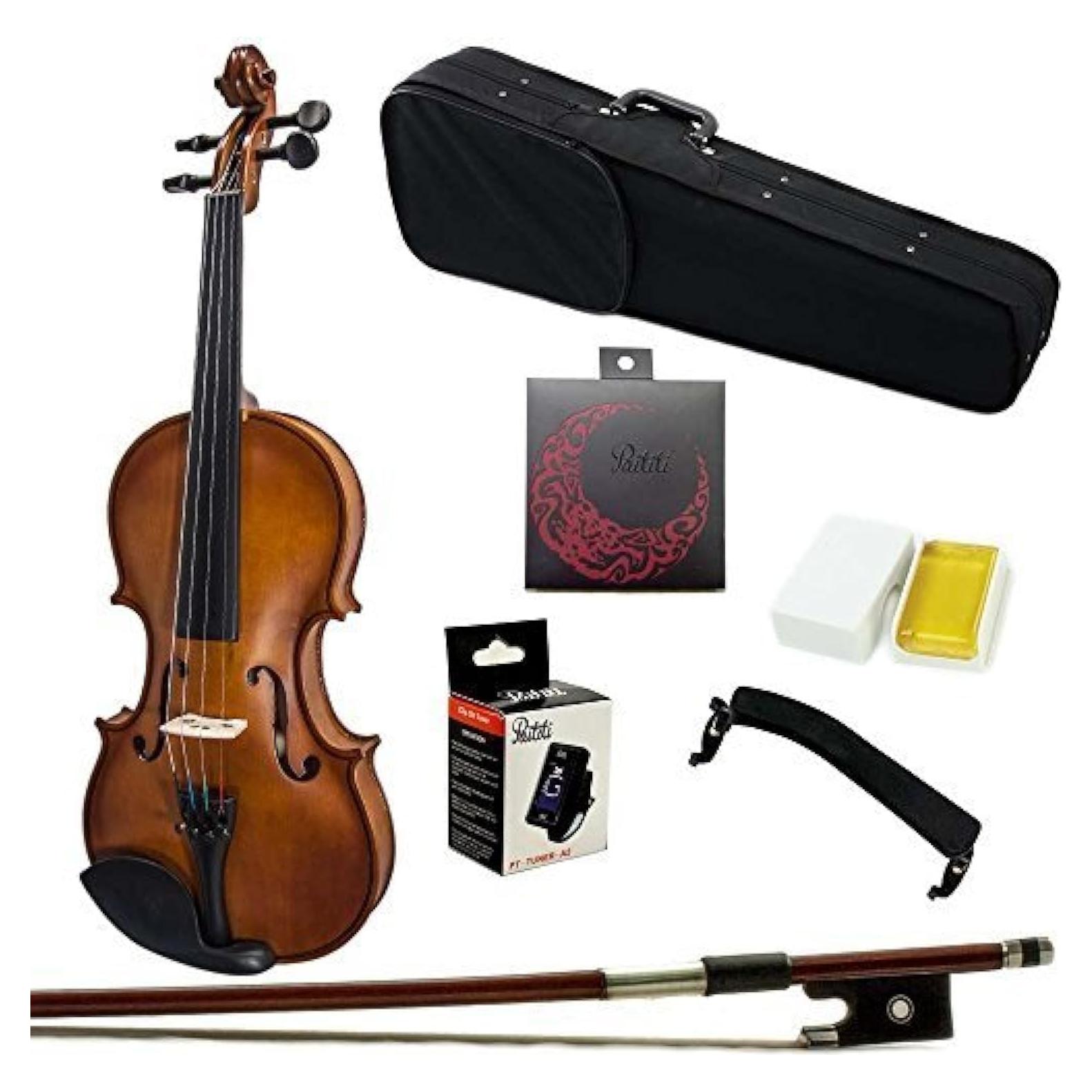 Violín Paititi Artista-100 1/2 con Arco y Estuche Ligero