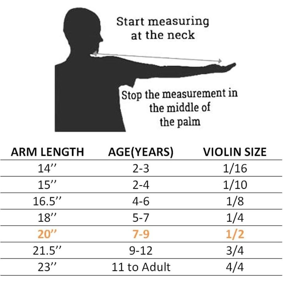 Violín Paititi Artista-100 1/2 con Arco y Estuche Ligero