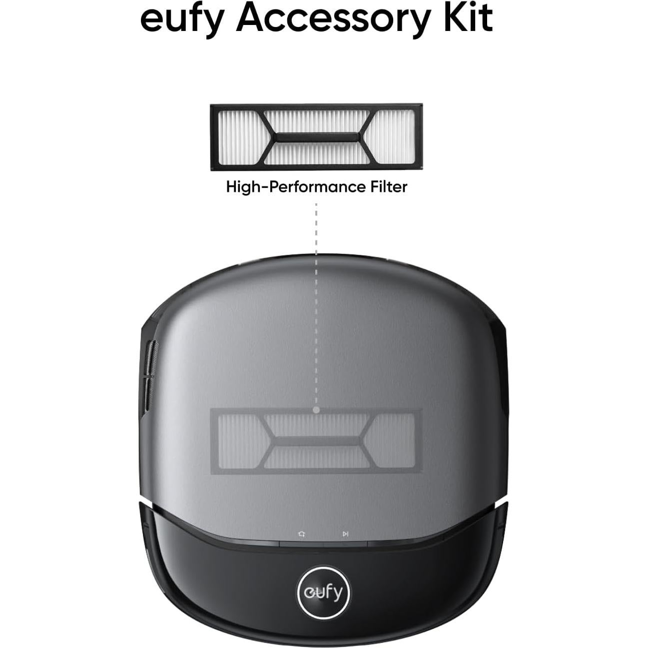 Kit de Accesorios Eufy para Robot Aspirador S1 Pro - 2 Mopas, 4 Filtros