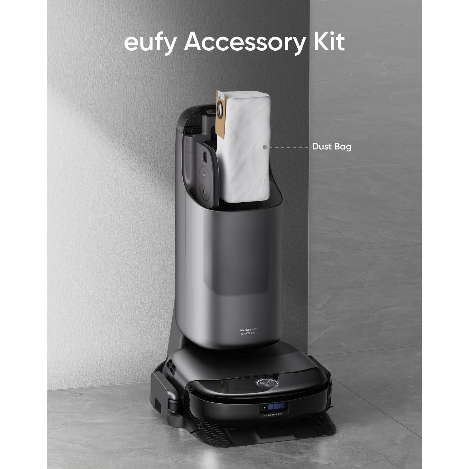 Kit de Accesorios Eufy para Robot Aspirador S1 Pro - 2 Mopas, 4 Filtros