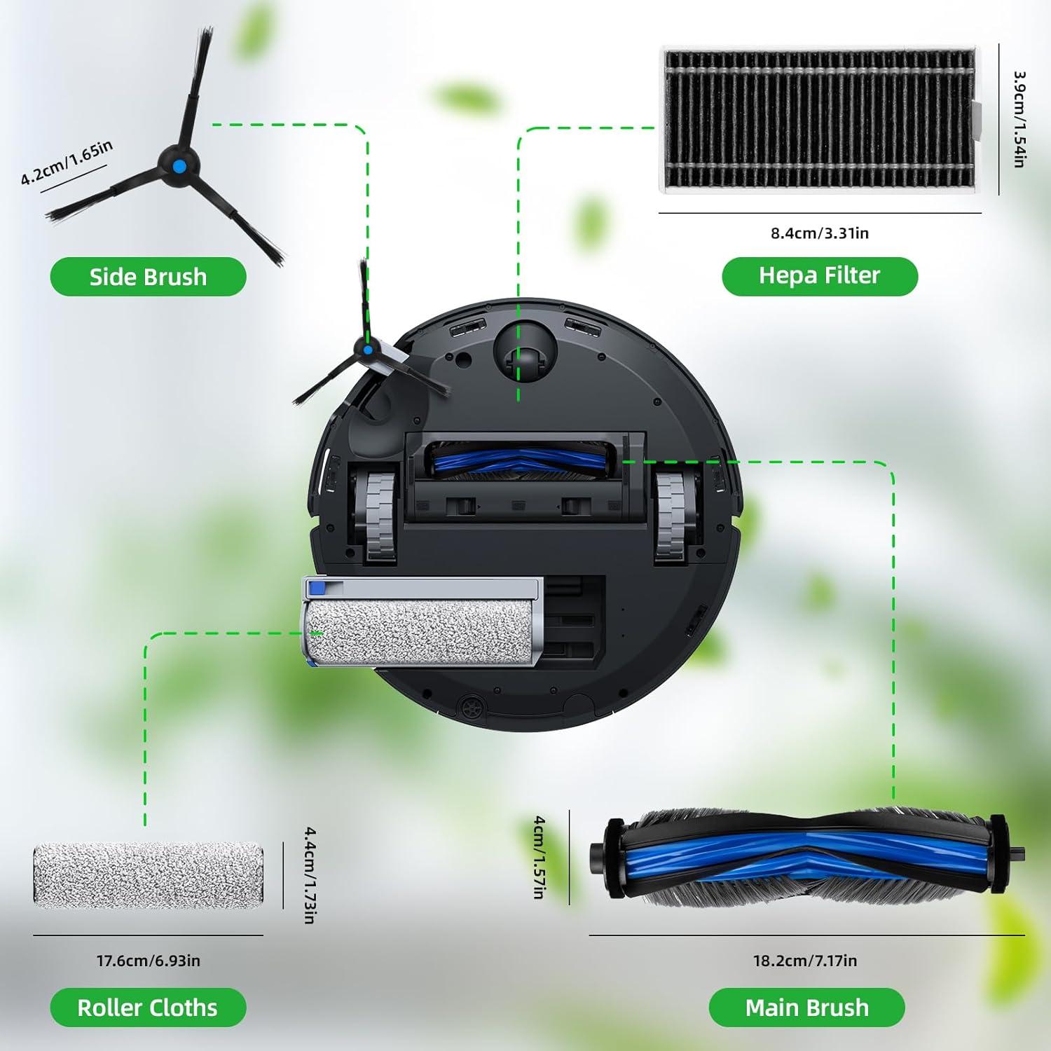 15 Accesorios Reemplazo Deebot X8 Pro Omni ECOVACS