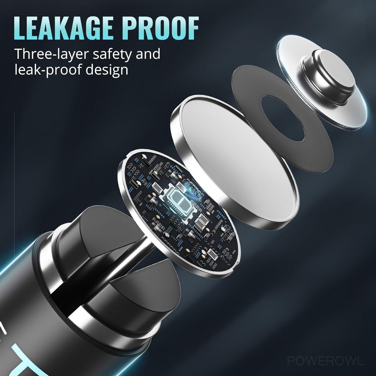 Baterías de Litio POWEROWL AAA 1200mAh Paquete de 8