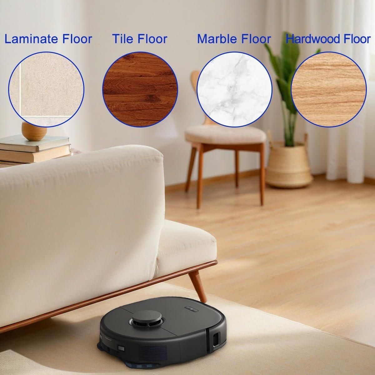 Almohadillas de Mopa Lavables Diteje 6 Piezas Compatible Eufy