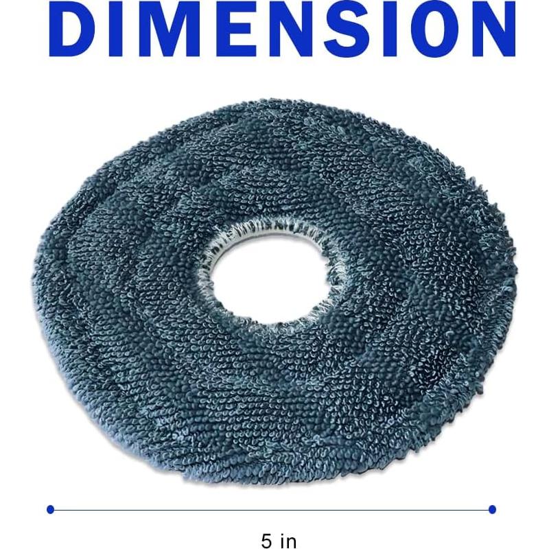 Almohadillas de Mopa Lavables Diteje 6 Piezas Compatible Eufy