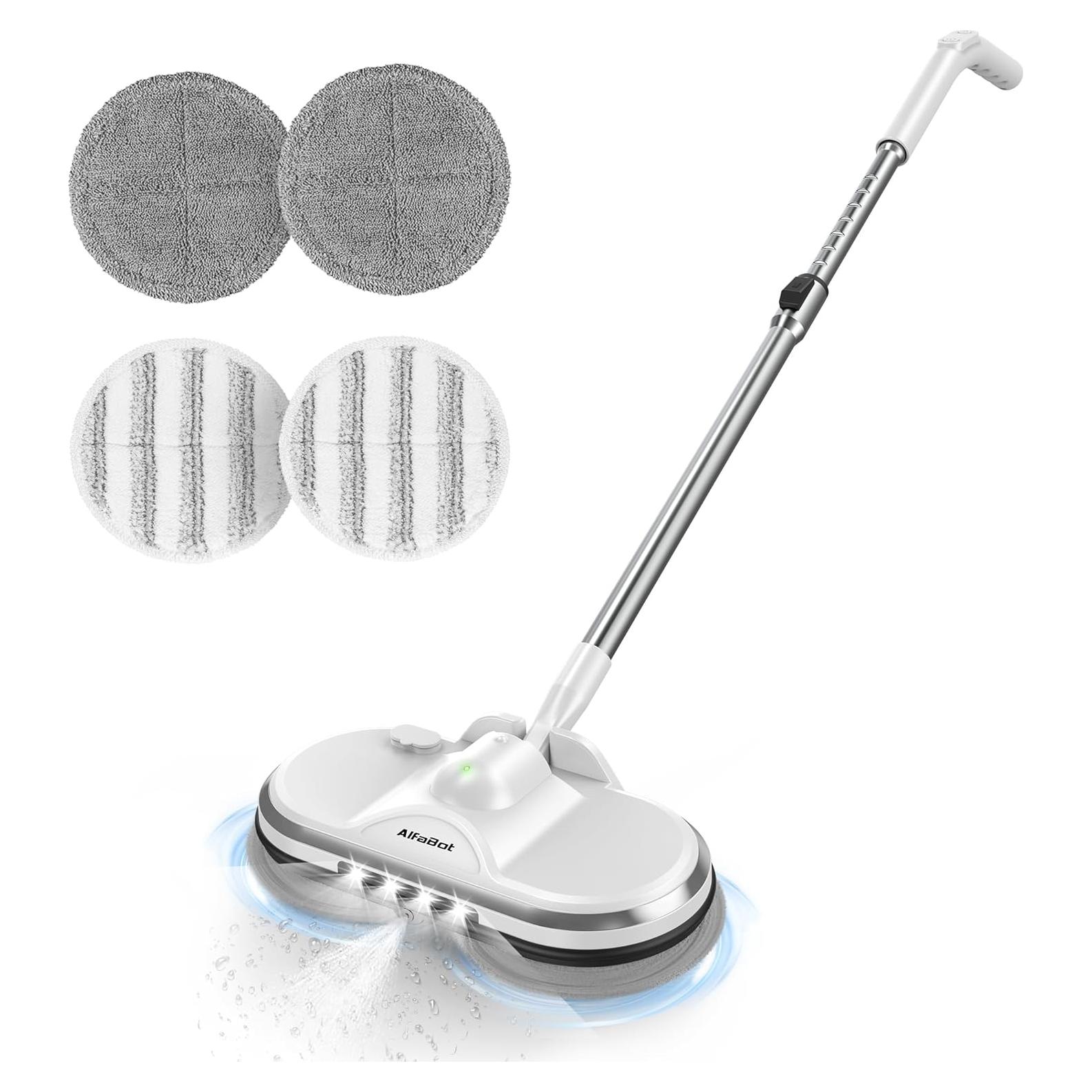 Mopa Eléctrica Inalámbrica AlfaBot WS-24 Blanca 180ml